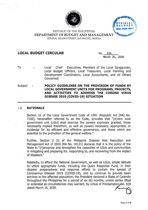 DBM vows swift processing of request for Covid allowance.